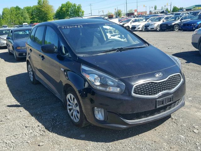 KNAHT8A37E7025491 - 2014 KIA RONDO BLACK photo 1