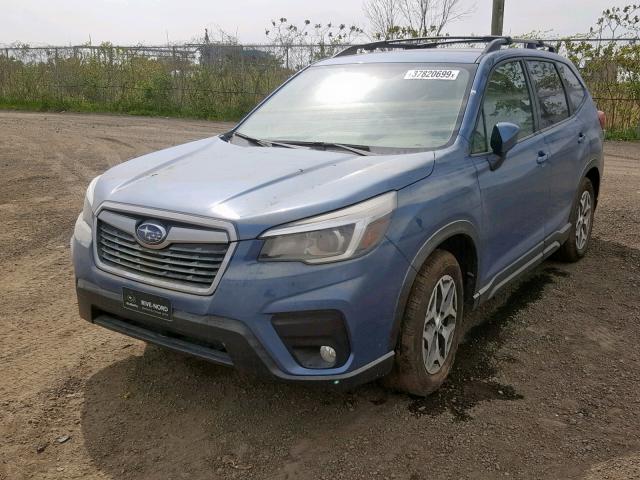 JF2SKEDC5KH468610 - 2019 SUBARU FORESTER P BLUE photo 2