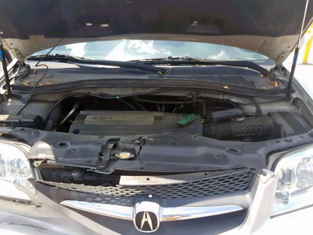 2HNYD18611H527784 - 2001 ACURA MDX TOURIN SILVER photo 7