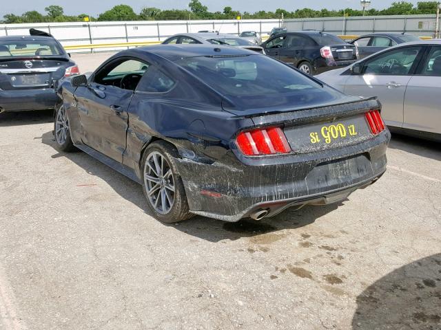 1FA6P8CFXF5369910 - 2015 FORD MUSTANG GT BLACK photo 3