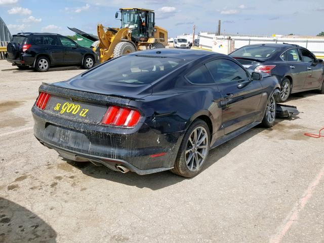 1FA6P8CFXF5369910 - 2015 FORD MUSTANG GT BLACK photo 4