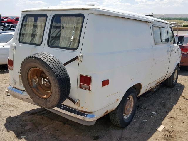 CGY255U161039 - 1975 CHEVROLET VAN WHITE photo 4