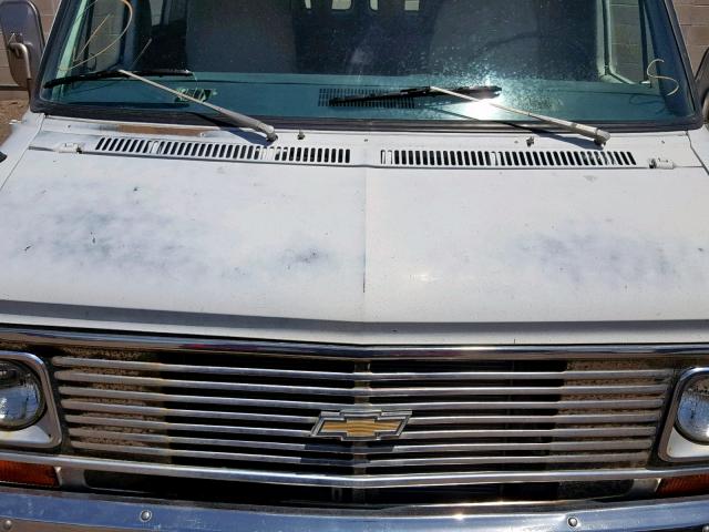 CGY255U161039 - 1975 CHEVROLET VAN WHITE photo 7