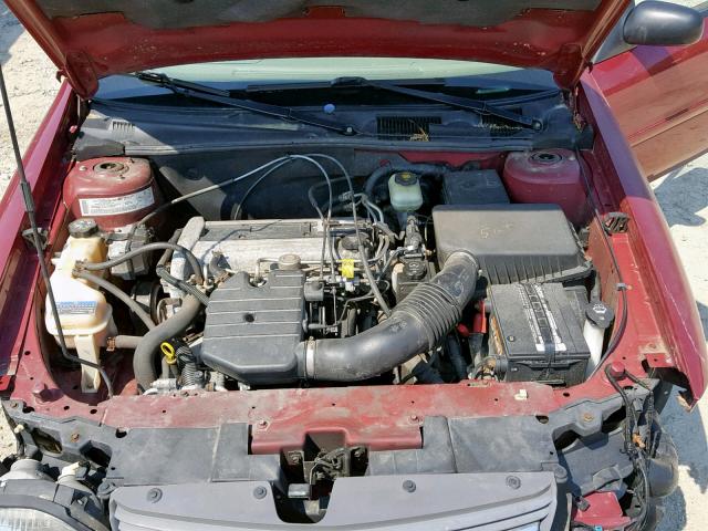 1G1ND52F14M696691 - 2004 CHEVROLET CLASSIC RED photo 7