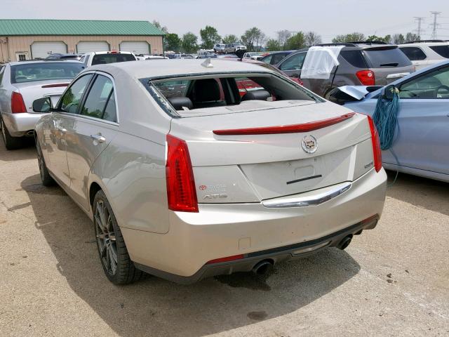 1G6AA5RX5E0105786 - 2014 CADILLAC ATS TAN photo 3