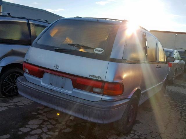 JT3AC12R3N1047607 - 1992 TOYOTA PREVIA LE SILVER photo 4