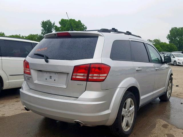 3D4PH5FV2AT229410 - 2010 DODGE JOURNEY SX SILVER photo 4