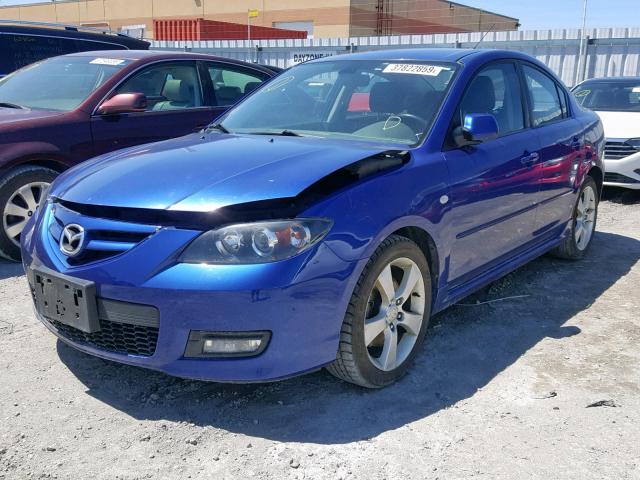 JM1BK323071737912 - 2007 MAZDA 3 S BLUE photo 2