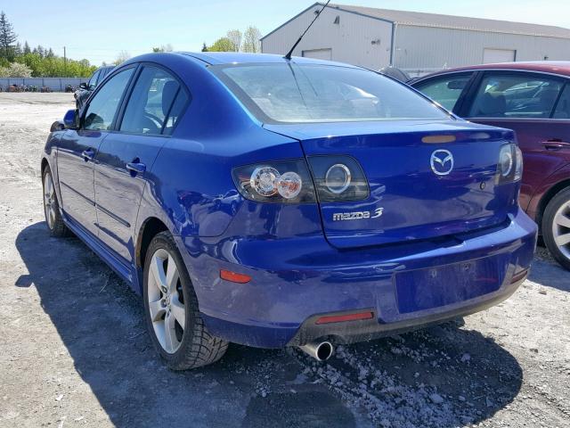 JM1BK323071737912 - 2007 MAZDA 3 S BLUE photo 3