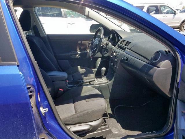 JM1BK323071737912 - 2007 MAZDA 3 S BLUE photo 5