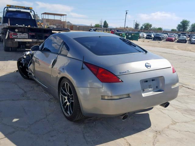 JN1AZ34D23T112720 - 2003 NISSAN 350Z COUPE SILVER photo 3