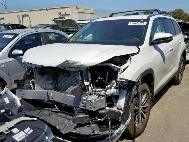 5TDJZRFHXKS949485 - 2019 TOYOTA HIGHLANDER WHITE photo 2