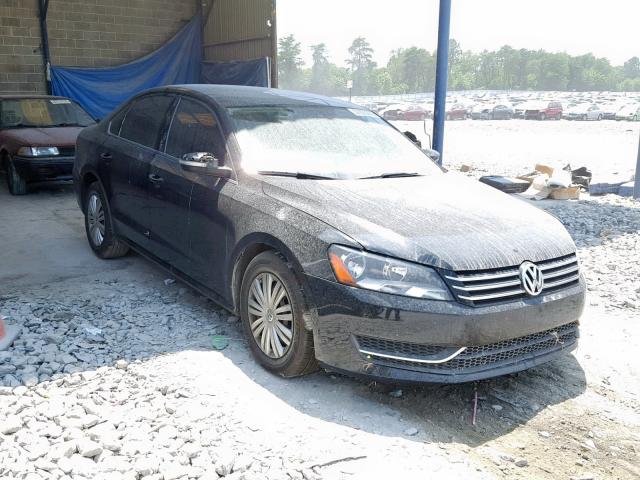 1VWAP7A31EC023842 - 2014 VOLKSWAGEN PASSAT S BLACK photo 1