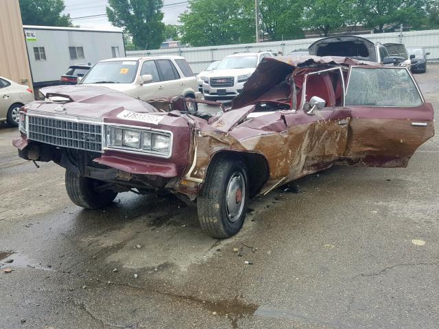 1N45U6J146986 - 1976 CHEVROLET CAPRICE TWO TONE photo 2