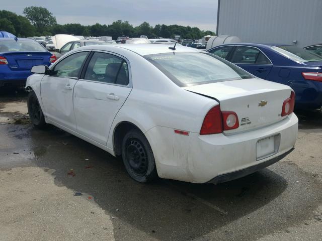 1G1ZG57B79F248756 - 2009 CHEVROLET MALIBU LS WHITE photo 3