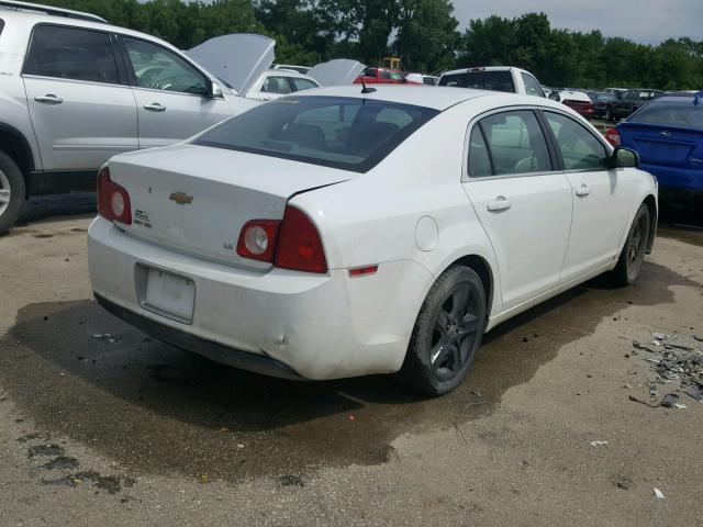 1G1ZG57B79F248756 - 2009 CHEVROLET MALIBU LS WHITE photo 4