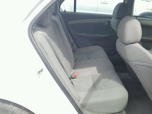 1G1ZG57B79F248756 - 2009 CHEVROLET MALIBU LS WHITE photo 6