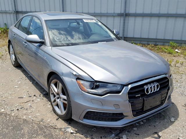 WAUFMAFCXFN003499 - 2015 AUDI A6 PREMIUM GRAY photo 1