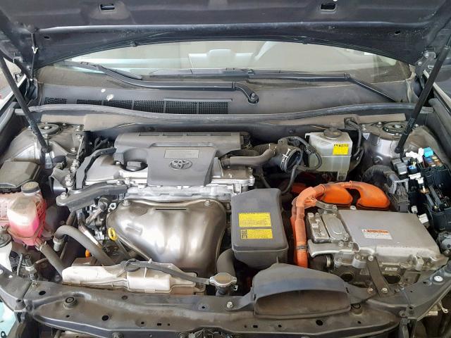 4T1BD1FK4DU065245 - 2013 TOYOTA CAMRY HYBR GRAY photo 7