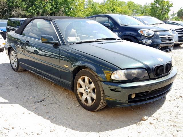 WBABS33451JY56132 - 2001 BMW 325 CI GREEN photo 1