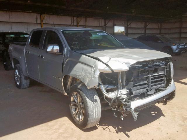 1GTG6DE31G1177068 - 2016 GMC CANYON SLT SILVER photo 1