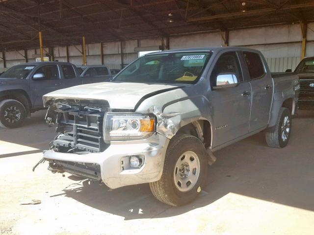 1GTG6DE31G1177068 - 2016 GMC CANYON SLT SILVER photo 2