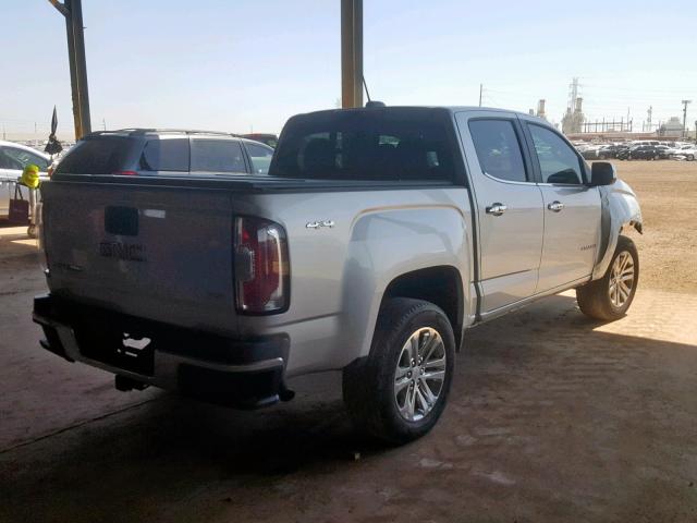 1GTG6DE31G1177068 - 2016 GMC CANYON SLT SILVER photo 4