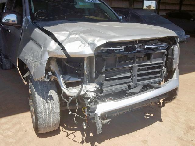 1GTG6DE31G1177068 - 2016 GMC CANYON SLT SILVER photo 9