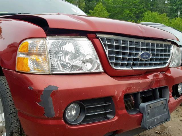 1FMZU73KX5UC02714 - 2005 FORD EXPLORER X RED photo 9