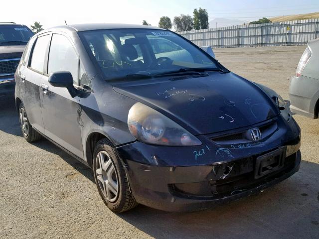 JHMGD38498S058151 - 2008 HONDA FIT BLACK photo 1