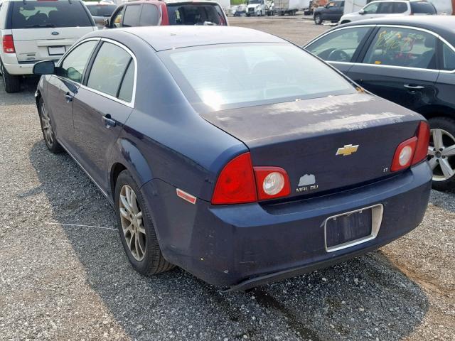 1G1ZH57B294167589 - 2009 CHEVROLET MALIBU 1LT BLUE photo 3