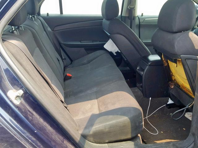 1G1ZH57B294167589 - 2009 CHEVROLET MALIBU 1LT BLUE photo 6