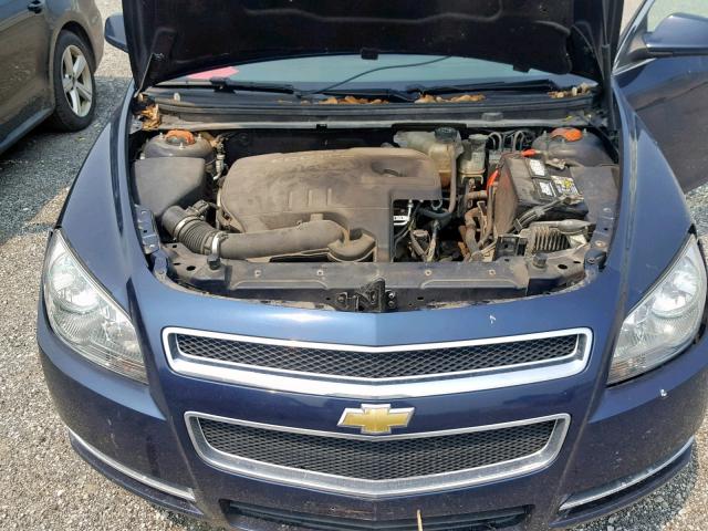 1G1ZH57B294167589 - 2009 CHEVROLET MALIBU 1LT BLUE photo 7