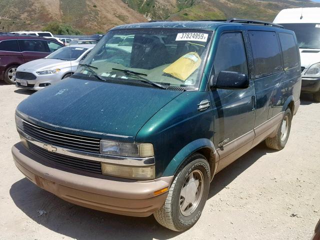 1GNDM19W1YB128239 - 2000 CHEVROLET ASTRO GREEN photo 2