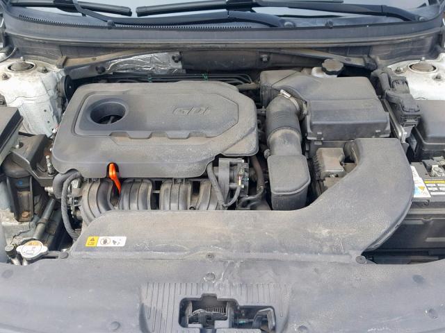 5NPE34AF3FH028264 - 2015 HYUNDAI SONATA SPO WHITE photo 7