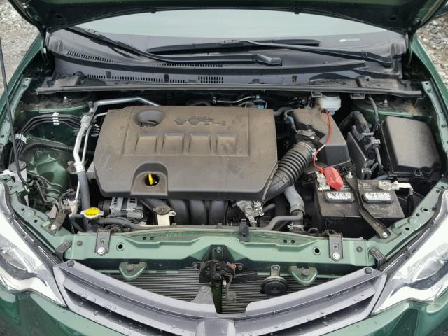 2T1BURHE6GC713602 - 2016 TOYOTA COROLLA L GREEN photo 7