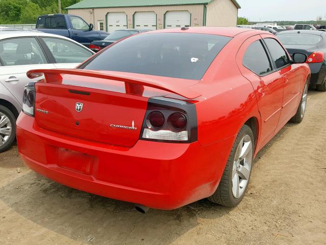 2B3CA9CV4AH248238 - 2010 DODGE CHARGER RA RED photo 4