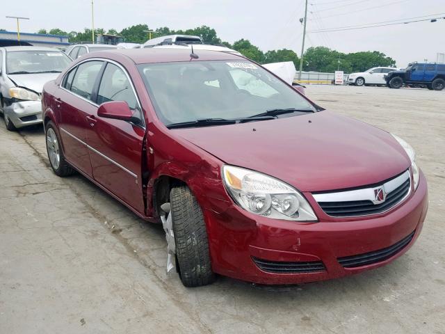 1G8ZS57N87F176571 - 2007 SATURN AURA XE RED photo 1