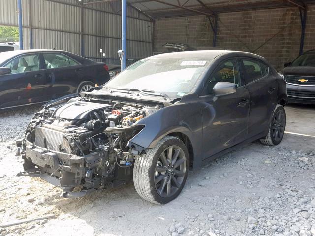 3MZBN1L37JM273518 - 2018 MAZDA 3 TOURING GRAY photo 2