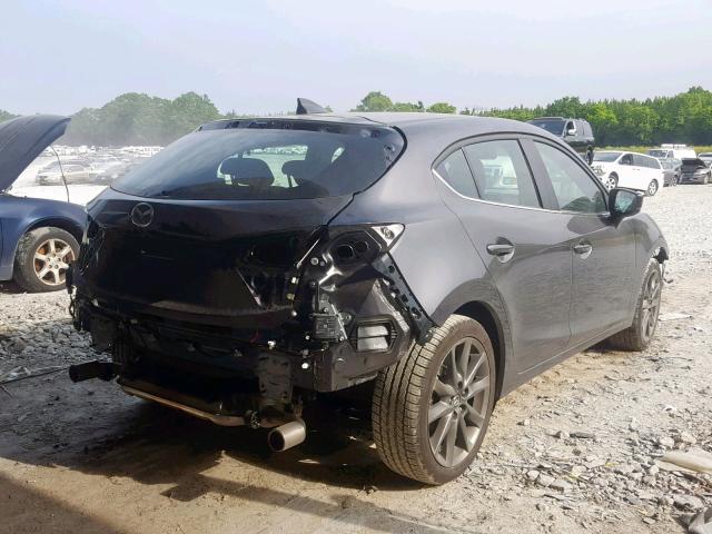 3MZBN1L37JM273518 - 2018 MAZDA 3 TOURING GRAY photo 4