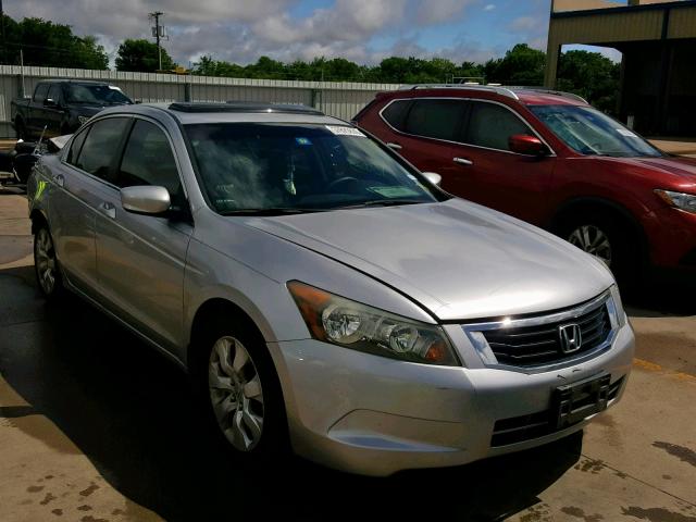 1HGCP26848A030451 - 2008 HONDA ACCORD EXL SILVER photo 1