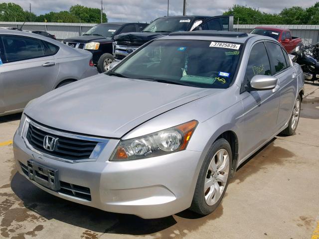 1HGCP26848A030451 - 2008 HONDA ACCORD EXL SILVER photo 2