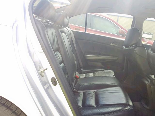 1HGCP26848A030451 - 2008 HONDA ACCORD EXL SILVER photo 6