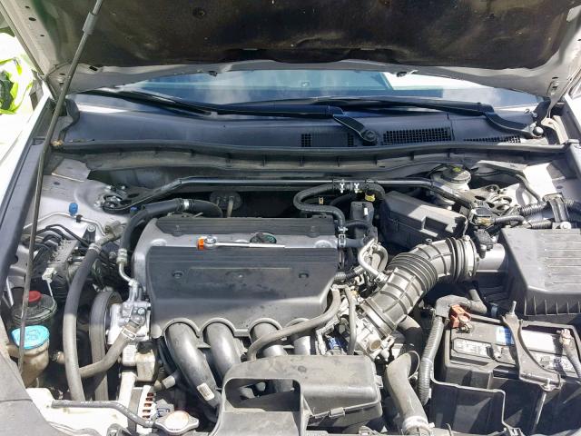 1HGCP26848A030451 - 2008 HONDA ACCORD EXL SILVER photo 7