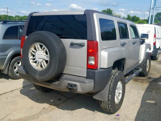 5GTDN136968290167 - 2006 HUMMER H3 BEIGE photo 4