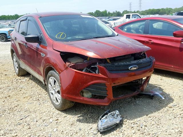 1FMCU0F77EUB93152 - 2014 FORD ESCAPE S MAROON photo 1