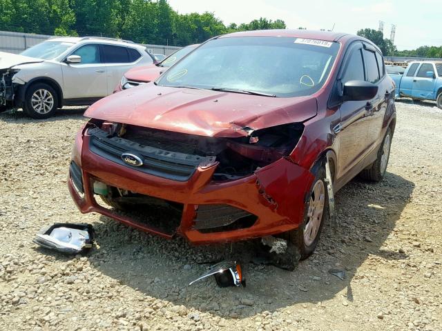 1FMCU0F77EUB93152 - 2014 FORD ESCAPE S MAROON photo 2