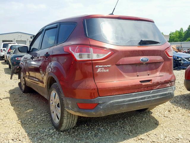 1FMCU0F77EUB93152 - 2014 FORD ESCAPE S MAROON photo 3