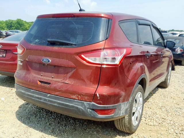 1FMCU0F77EUB93152 - 2014 FORD ESCAPE S MAROON photo 4