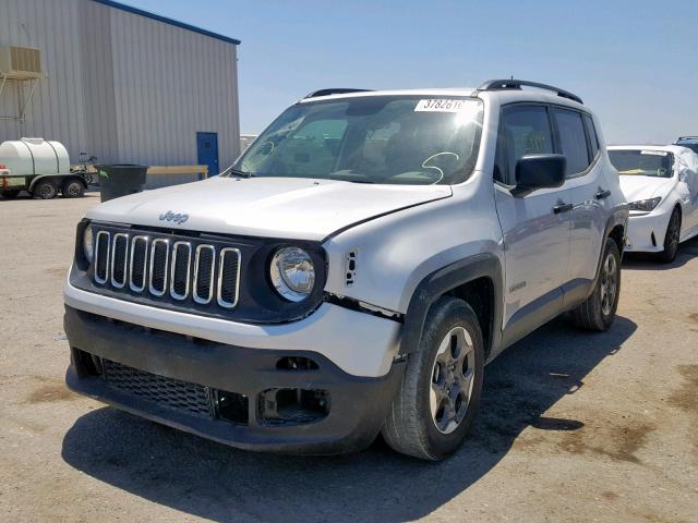 ZACCJAAB0HPF92148 - 2017 JEEP RENEGADE L Արծաթագույն լուսանկար 2